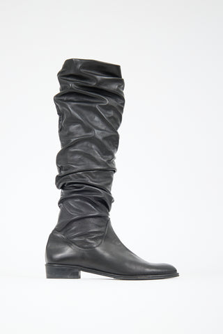 Stuart Weitzman Leather Slouch Boot