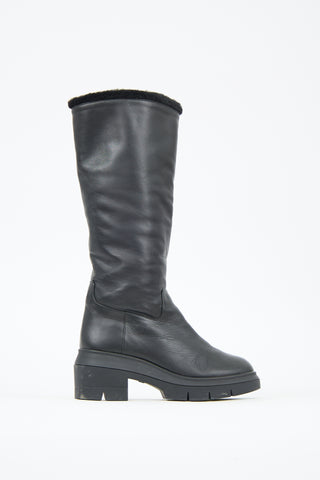Stuart Weitzman Leather & Faux Fur Noho Boot