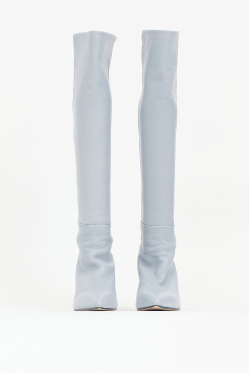 Stuart Weitzman Leather & Suede Demi Boot