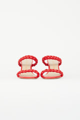 Stuart Weitzman Red Braida Aleena 75 Sandal