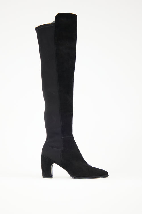 Stuart Weitzman Suede City Block Boot