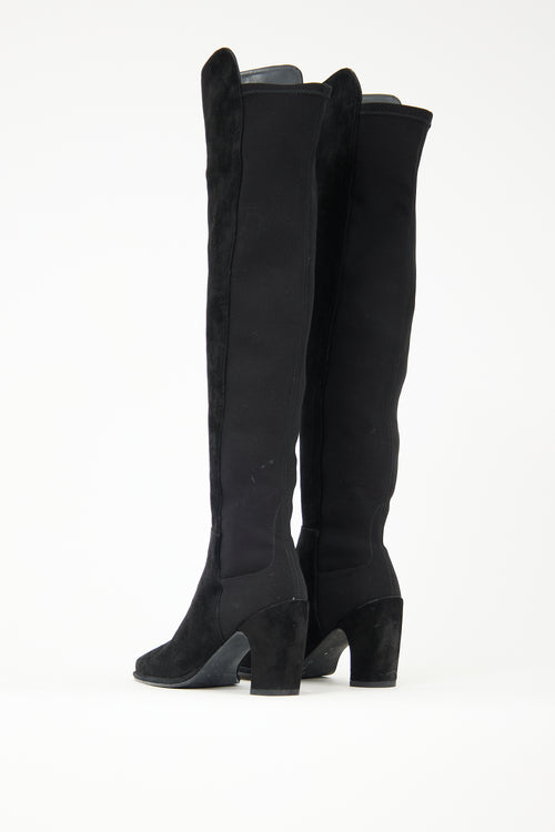 Stuart Weitzman Suede City Block Boot