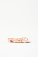 Stuart Weitzman Suede Embellished Sandal