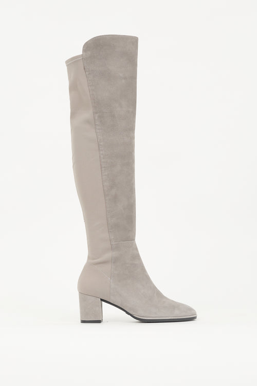 Stuart Weitzman Suede Harper 60 Boot