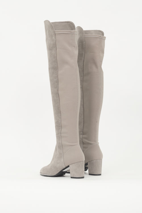 Stuart Weitzman Suede Harper 60 Boot