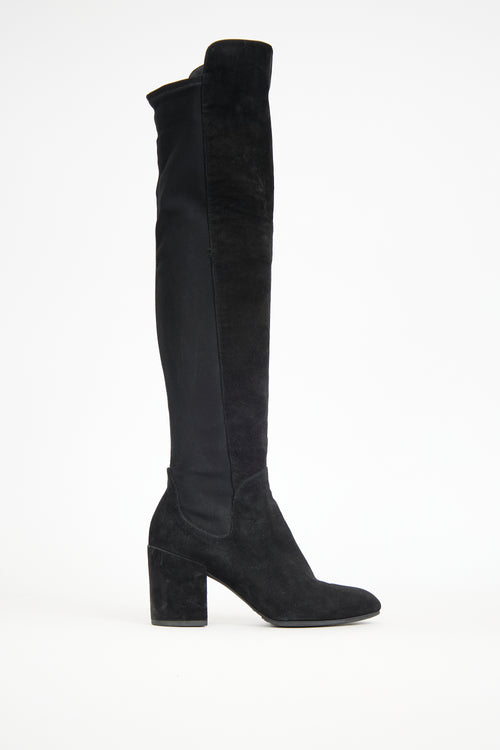 Stuart Weitzman Suede Thigh High Boot