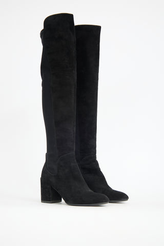 Stuart Weitzman Suede Thigh High Boot