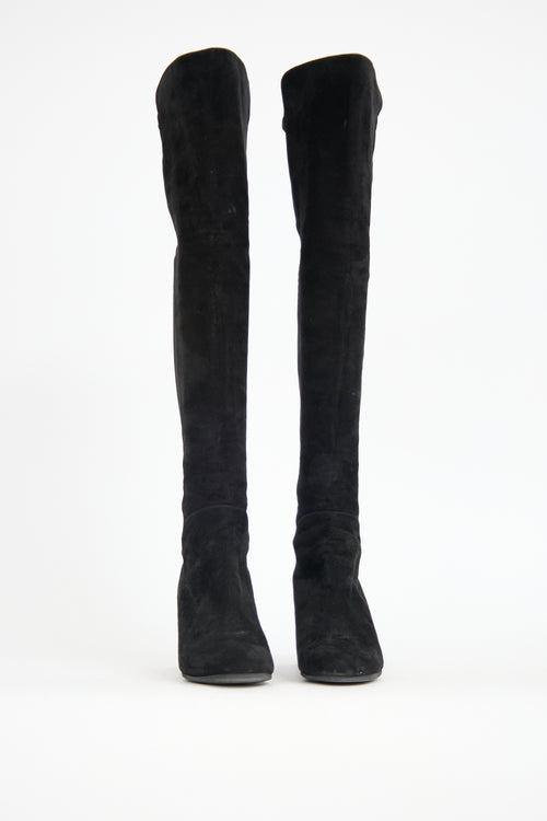 Stuart Weitzman Suede Thigh High Boot