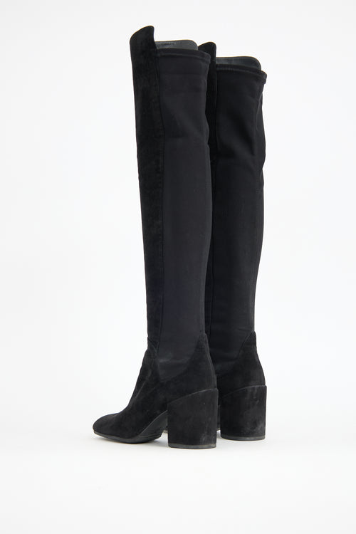 Stuart Weitzman Suede Thigh High Boot