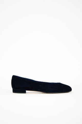 Stuart Weitzman Velvet Chic Flat