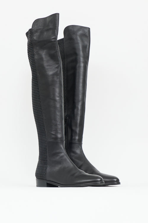 Stuart Weitzman Leather Alljen Boot