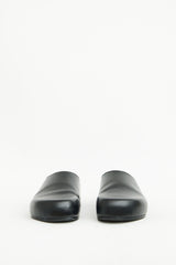 Studio Nicholson Black Leather Clog Loafer Mule