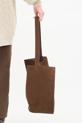 Studio Nicholson Brown Suede Doublet Tote