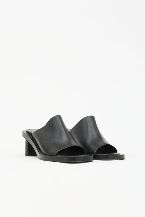 Studio Nicholson Leather Cube Mule