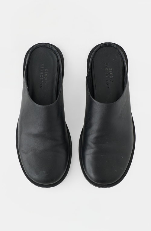 Studio Nicholson Leather Ty Flat Mule