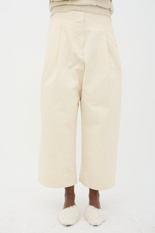 Studio Nicholson Twill Barrel Leg Trouser