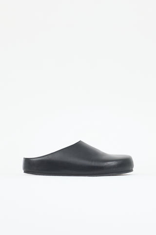 Studio Nicholson Leather Wearing Clog Mule
