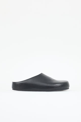 Studio Nicholson Leather Wearing Clog Mule