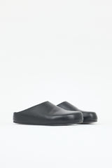 Studio Nicholson Leather Wearing Clog Mule