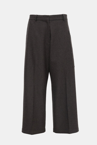 Studio Nicholson Wool Patterned Trouser