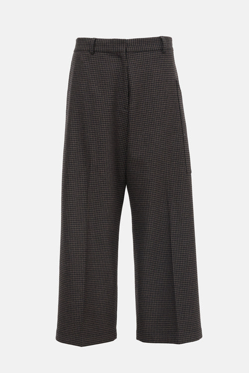 Studio Nicholson Wool Patterned Trouser