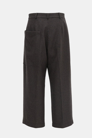 Studio Nicholson Wool Patterned Trouser