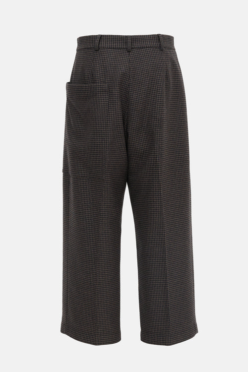 Studio Nicholson Wool Patterned Trouser