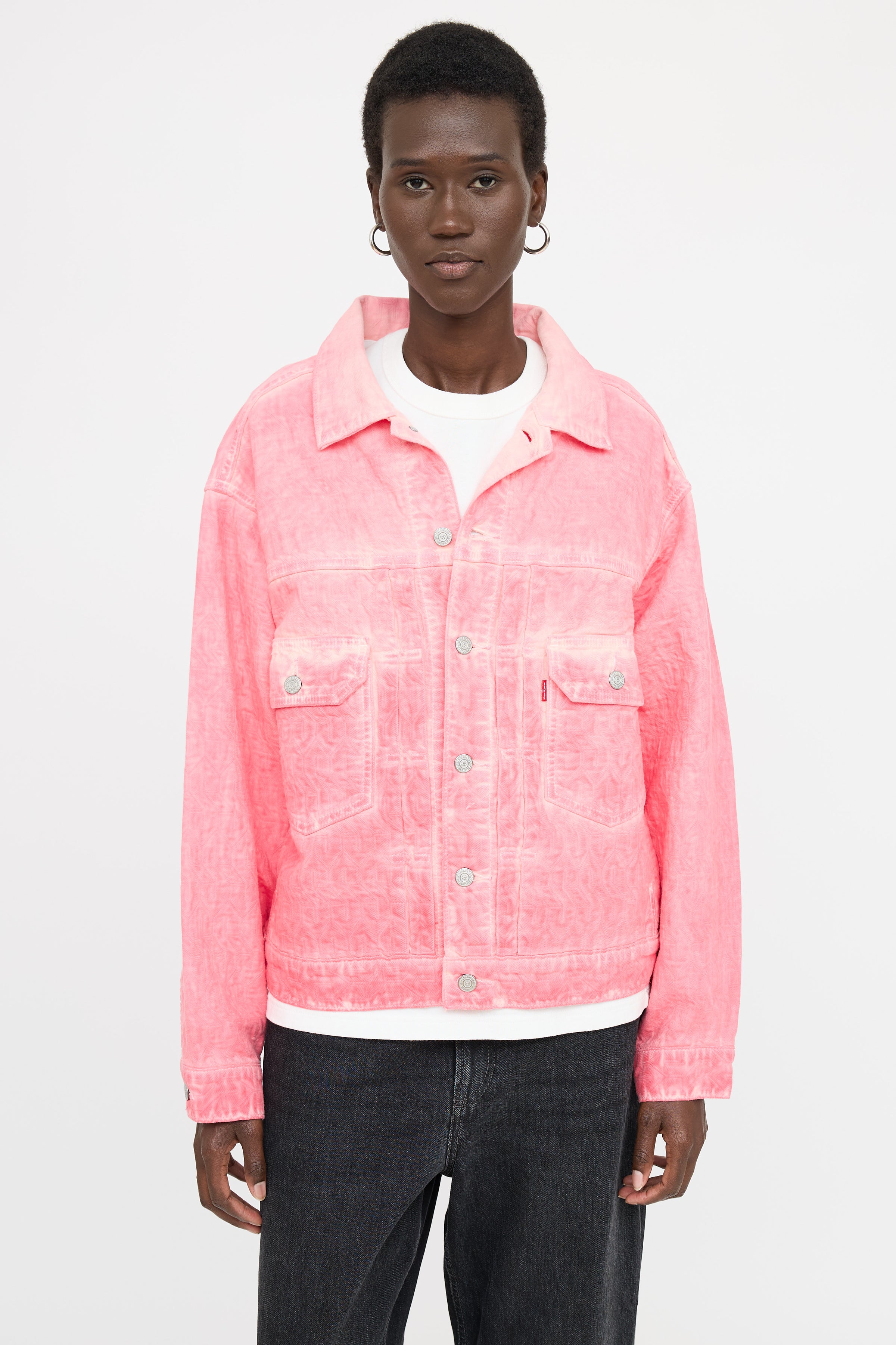 Stussy x levi's crispy rinse Jacket-M Stussy x levi's crispy rinse