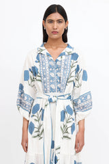 Sue Sartor Flounce Maxi Dress