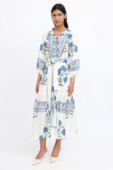 Sue Sartor Flounce Maxi Dress