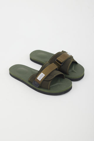 Suicoke Green Neoprene  Sandal