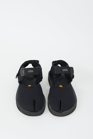 Suicoke Black Nylon BITA-V Sandal