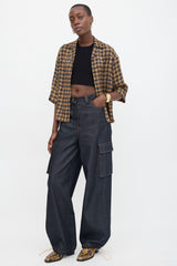 Sunnei Drawcord Wide Leg Jeans