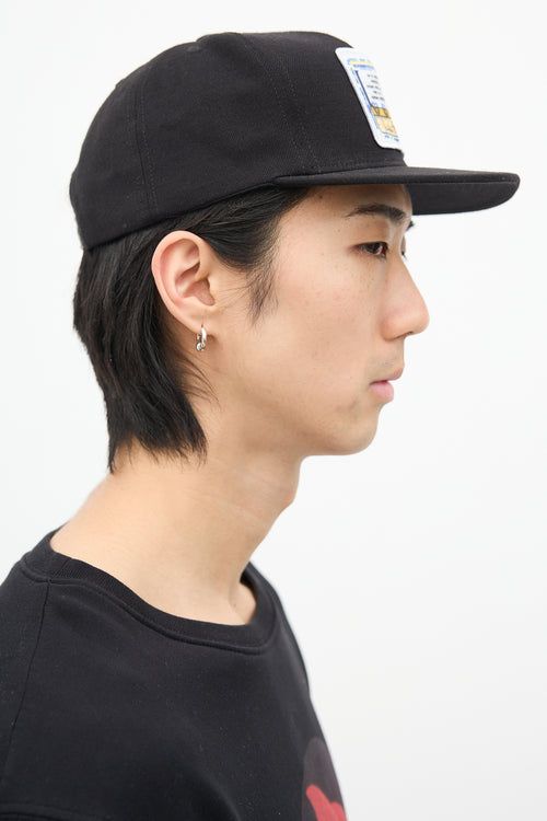 Black & Multi ODB Five Panel Hat