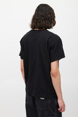 Supreme Black & White Sphinx Logo T-Shirt