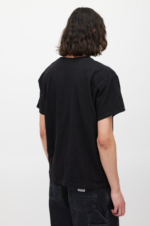 Supreme Black & White Sphinx Logo T-Shirt