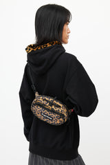 Supreme Brown & Black Print Waist Bag