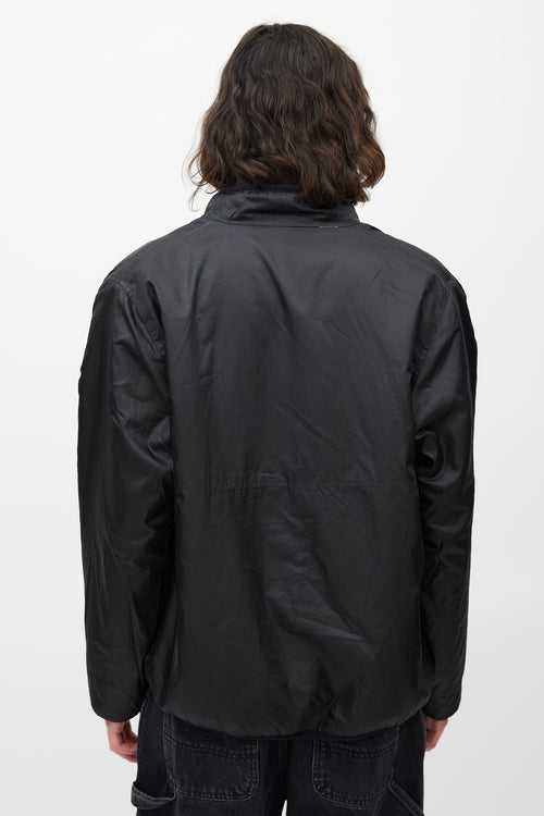 Supreme Brown & Black Reversible Fleece Jacket