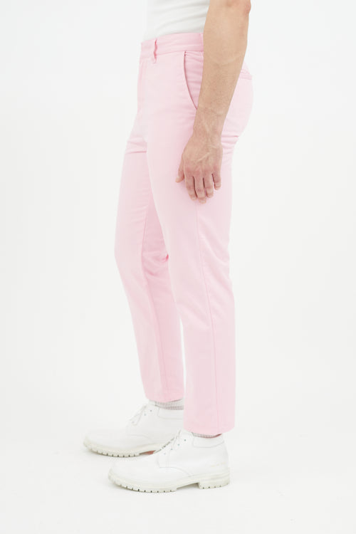 Supreme Pink Slim Trouser