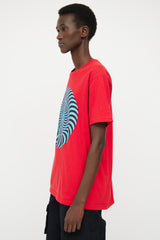 Supreme x Spitfire Red & Blue Graphic T-Shirt