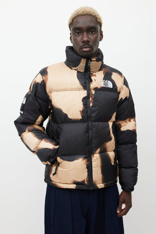 Supreme X The North Face Black & Brown Down Puffer