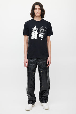 Supreme X Undercover Black & White Clown T-Shirt