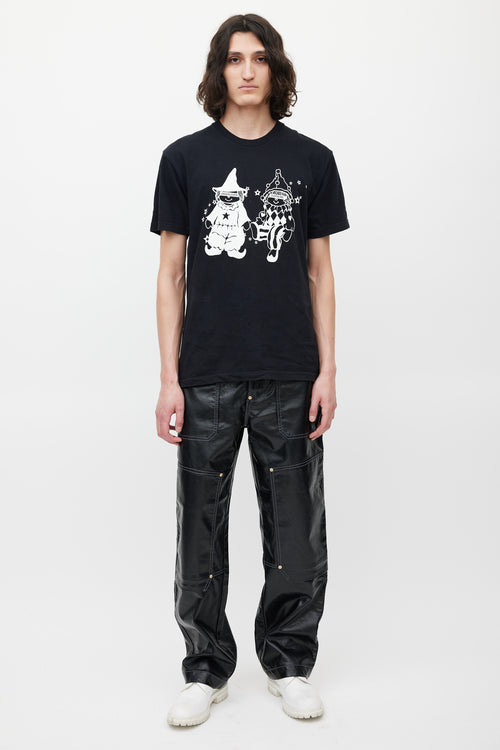 Supreme X Undercover Black & White Clown T-Shirt