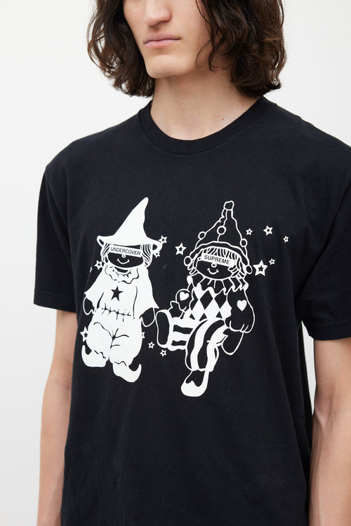 Supreme X Undercover Black & White Clown T-Shirt