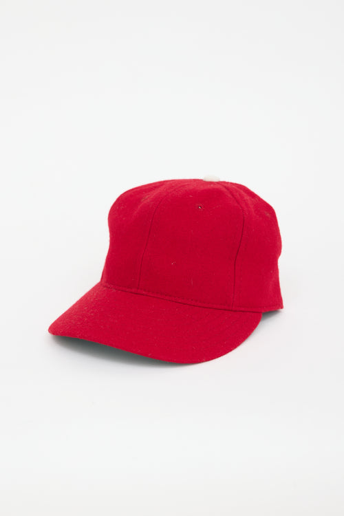 Supreme X Ebbets Felt Logo Hat