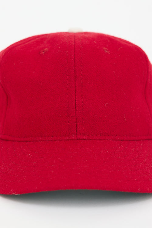 Supreme X Ebbets Felt Logo Hat