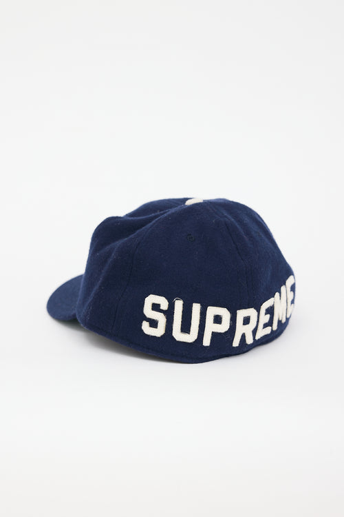 Supreme X Ebbets Felt Logo Hat