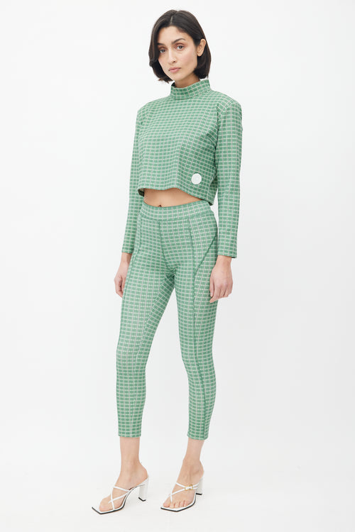 Suzanne Rae Green Plaid Co-Ord Set