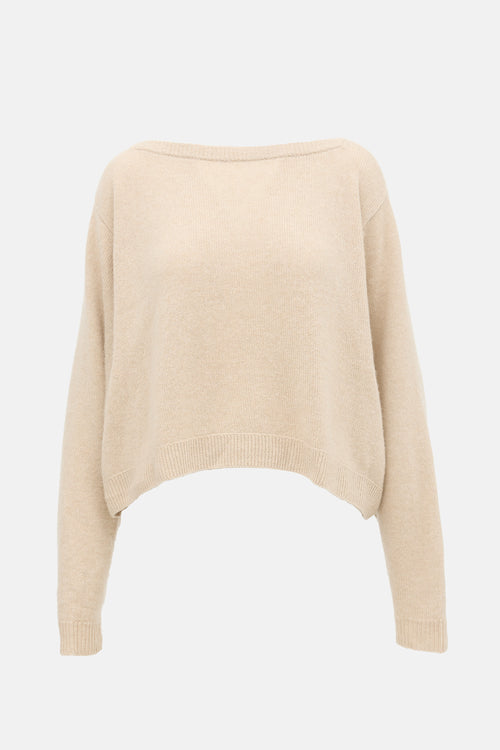 Suzie Kondi Cashmere Bateau Sweater