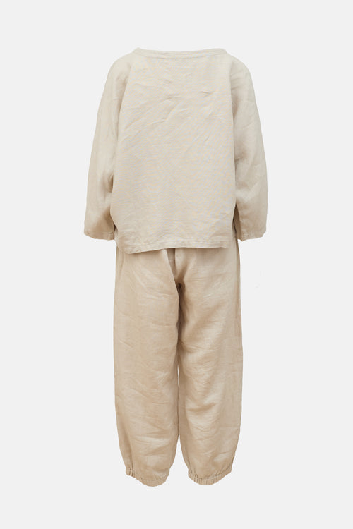 Suzie Kondi Linen Two Piece Set